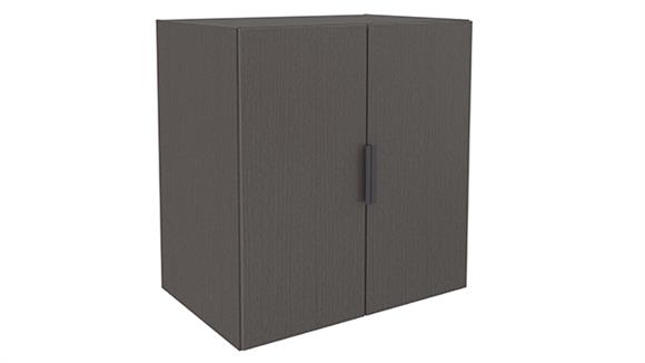 3 Shelf Cabinet with Wood Doors
