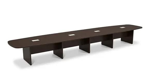 Conference Table 20ft W x 48in D with Slab Base