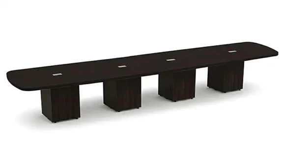 Conference Table 20ft W x 48in D with Cube Base