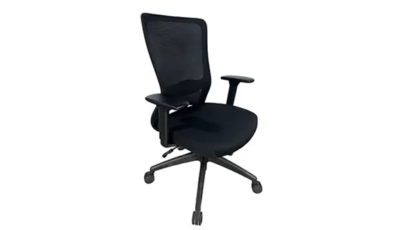 Task Chair with Lumbar Support and Mesh Back