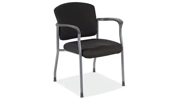 Guest Chair with Arms Titanium Gray Frame 18in Seat