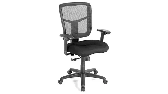 Mid-Back Task Chair Y-Back Mesh Adjustable Arms