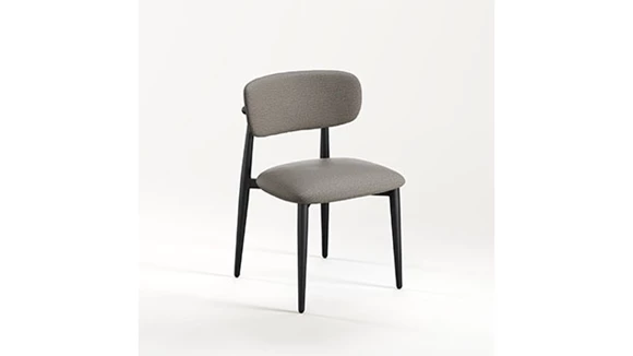 Guest Chair with Metal Frame and Polyurethane