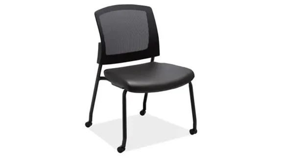 Armless Guest Chair with Mesh Back