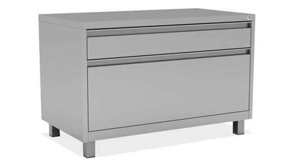 2 Drawer Lateral File Cabinet with Casters