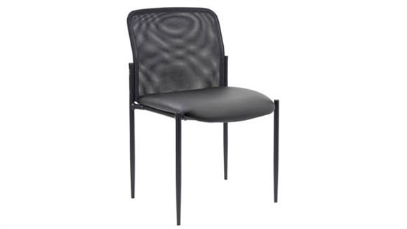 Armless Side Chair with Mesh Back