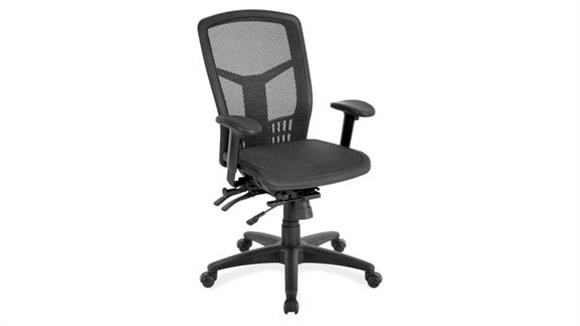 Cool Mesh High Back Chair with Mesh Seat & Back and Adjustable Arms