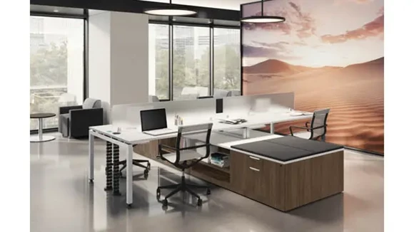 Workstation 144in W x 142in D