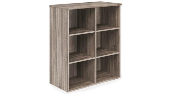 Bookcase with Divided Shelves