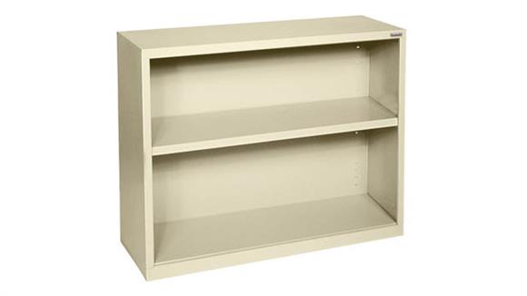35in W x 30in H - 2 Shelf Steel Bookcase