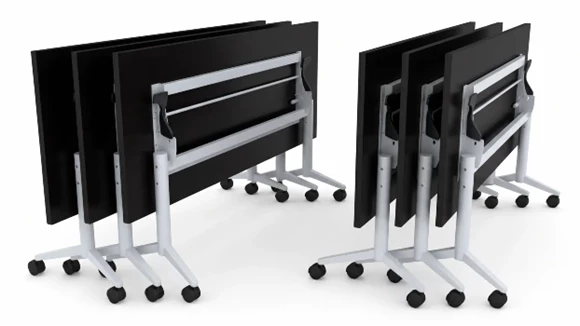Flip-Top Nesting Training Table 72in W x 30in D Set of 6