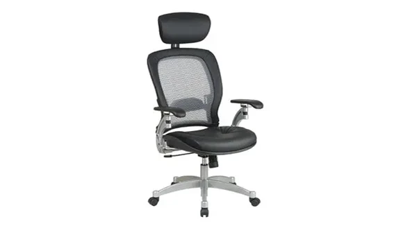 High-Back Task Chair with Headrest and Synchro Tilt