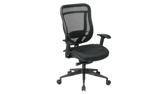 High-Back Executive Chair with Synchro Tilt and Mesh Back