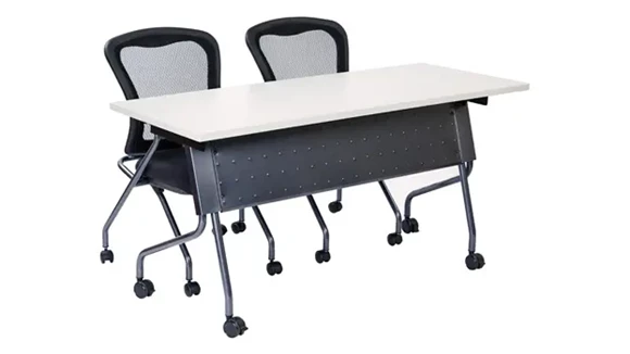 Flip-Top Nesting Training Table 60in W x 24in D