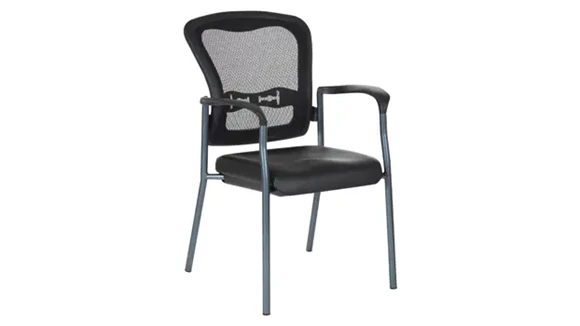 Guest Chair with Mesh Back and Fabric Seat