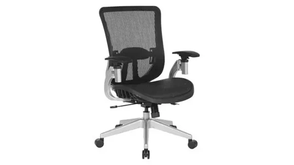 Mesh Manager Chair Adjustable Lumbar Seat Slider