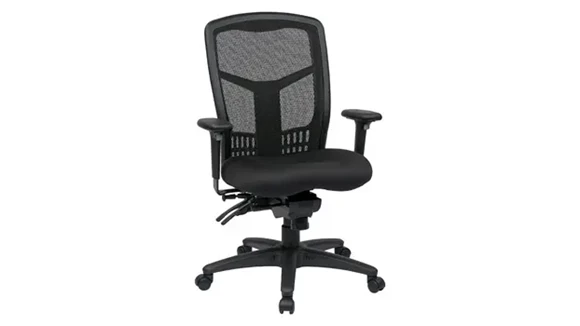 High-Back Task Chair with Dual Wheel Carpet Casters