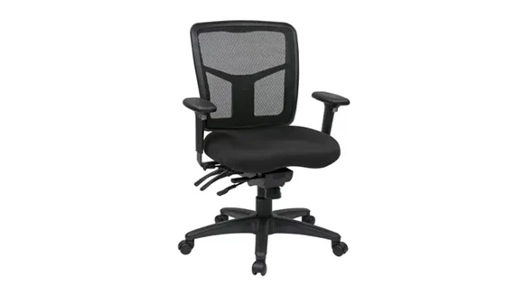 Mid-Back Task Chair with Dual Wheel Carpet Casters