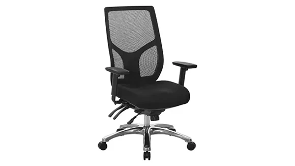 High Back Comfort Mesh Office Chair with Multi-Function Control