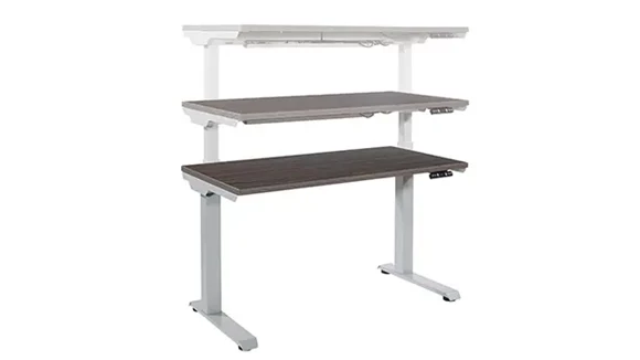 Height Adjustable Desk 48in W x 24in D