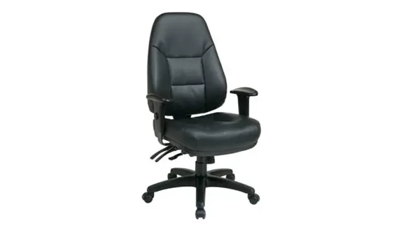 High Back Polyurethane Manager Chair with Rachet Back
