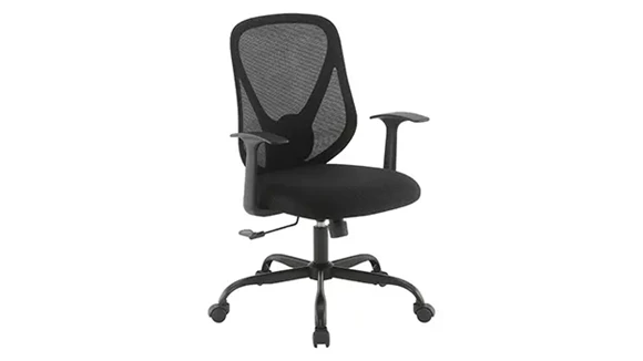 Ergonomic Mid-Back Chair Ventilated Mesh Adjustable