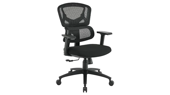 Mid-Back Task Chair with Mesh Back and Fabric Seat