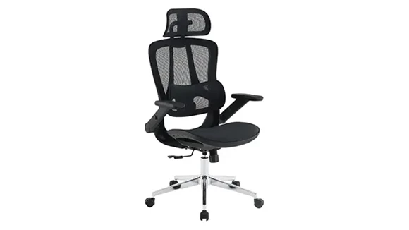Task Chair with Headrest and Lumbar Support