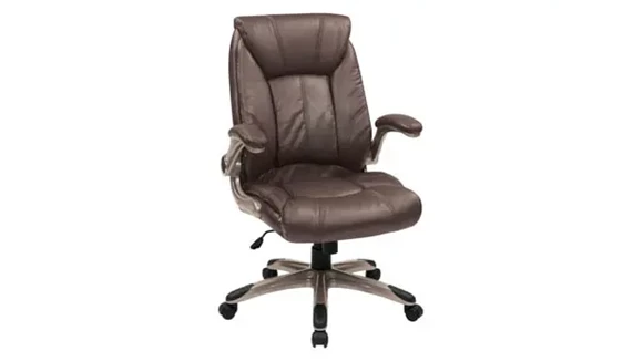 Armless Mid-Back Executive Chair with Tilt Lock