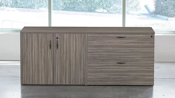 Combo Credenza 71in W x 23in D x 30in H