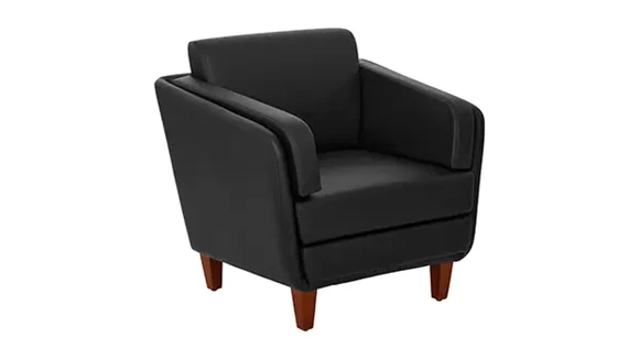 Lounge Chair with Faux Leather