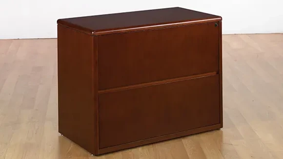 2 Drawer Wood Veneer Lateral File