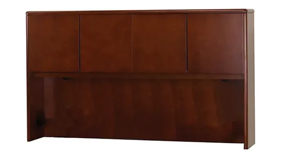 72in W Overhead Wood Veneer 4 Door Hutch