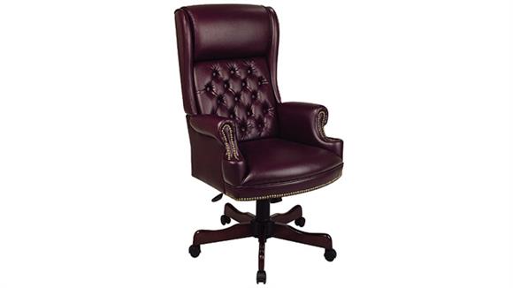 High Back Executive Chair with Integral Headrest