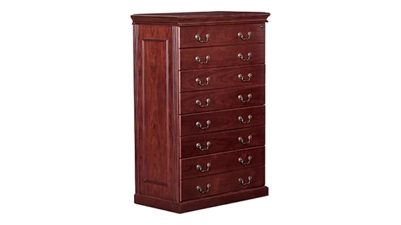 4 Drawer Wood Veneer Lateral File