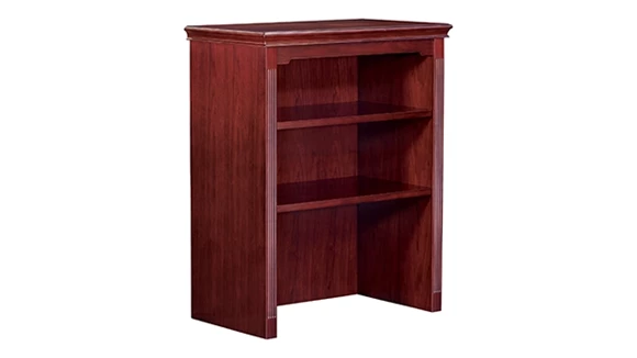 36in W Wood Veneer Open Hutch