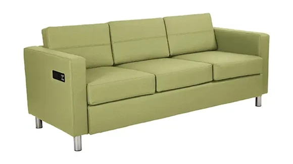 Sofa in Enhanced Fabrics with Power Charging Outlets