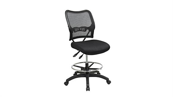 Deluxe Mesh Back Dual Function Control Drafting Stool