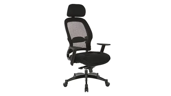 Task Chair with Headrest and Lumbar Support