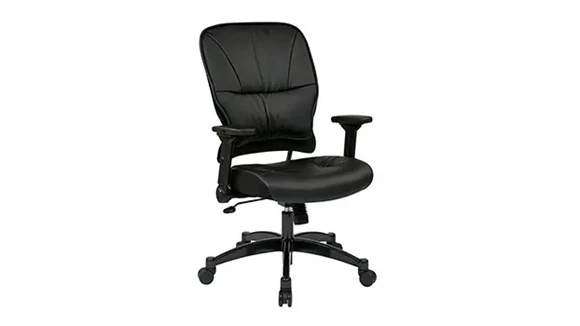 Mid-Back Task Chair with Gunmetal Steel Base