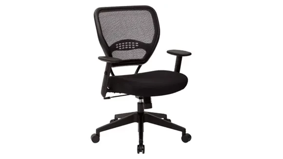 Task Chair with Lumbar Support and Mesh Back