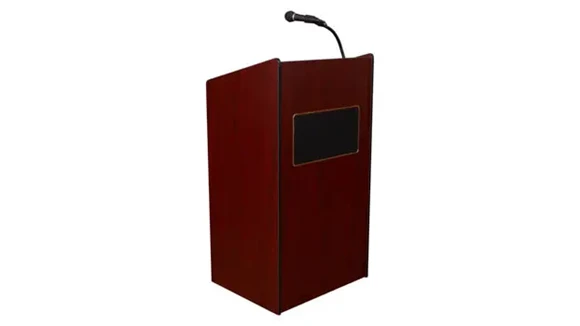 Lectern 25in W x 20in D x 46in H with Two Built