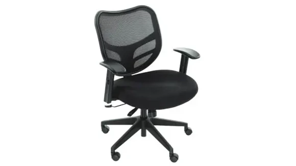 Task Chair with Mesh Back and Fabric Seat