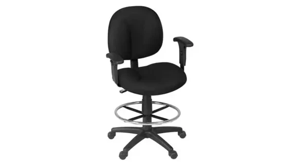 Task Chair with Drafting Kit and Adjustable Arms