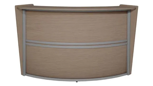 Reception Desk 72in W x 32in D with Wire Management