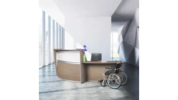 Reception Desk 63in W x 25in D