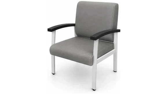 Lobby & Guest Chairs - Metal Regency Furniture Guest Chair with Vinyl Upholstery and 275 lb Capacity