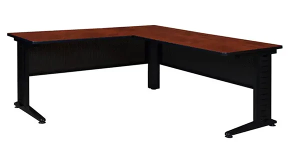 L-Desk Shell 72in W x 72in D with Wire Management