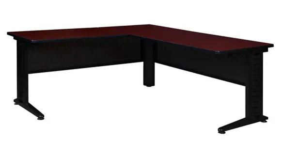 L-Desk Shell 72in W x 78in D with Wire Management