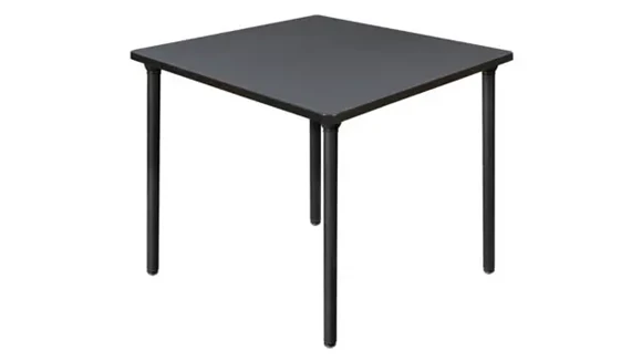 Breakroom Table 36in Square Folding Post Legs